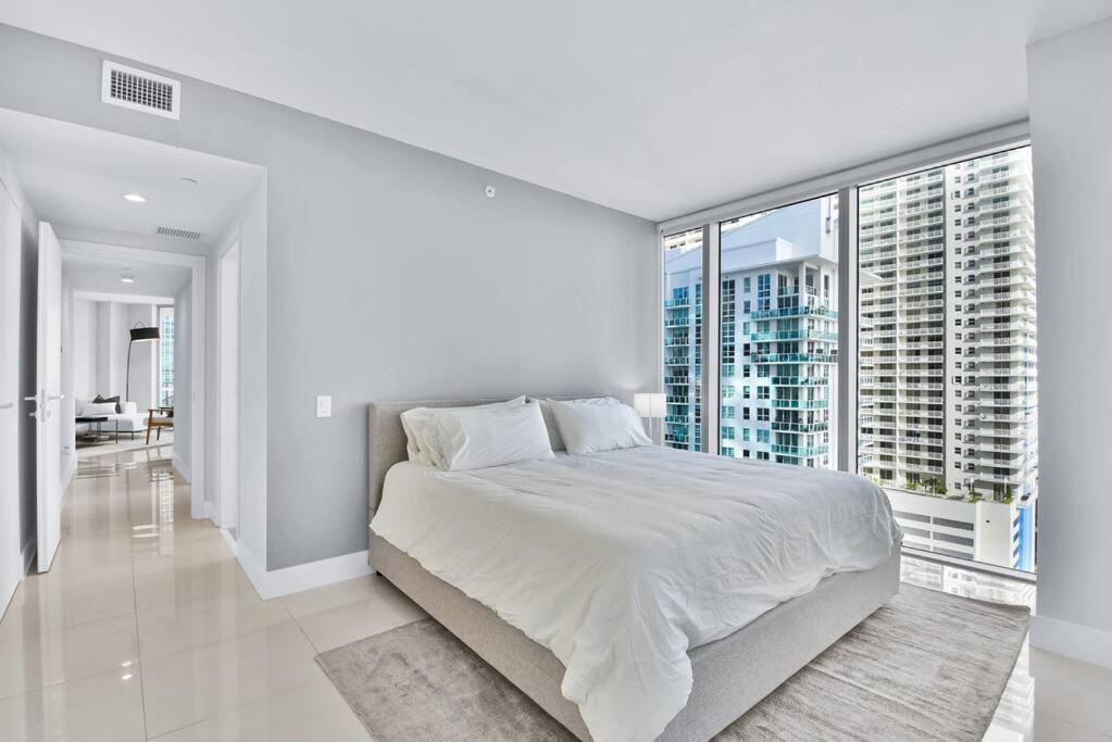 Lovely Upscale Condo Gorgeous View 2Bd 2Bath In Brickell Miami Exterior foto